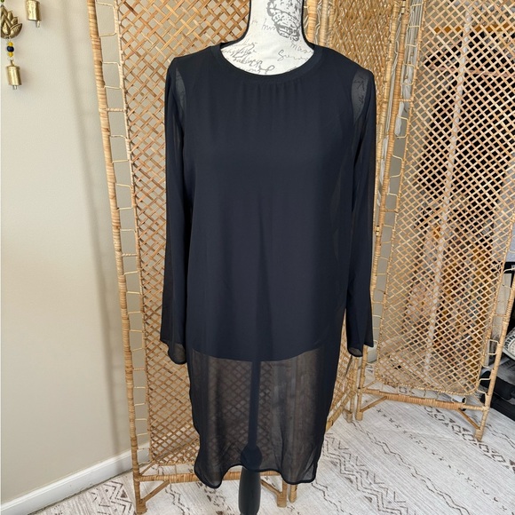 Alfani Sheer Black Tunic - Picture 13 of 14
